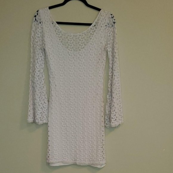 Ivory Gypsy lace Free People dress! - Picture 3 of 8